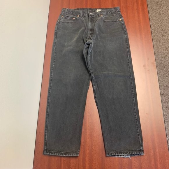 Vintage Men's 550 Black Levi's High Rise Mom Jeans - Picture 4 of 6